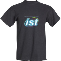 Ist Clothing Basic Black T-shirt Front